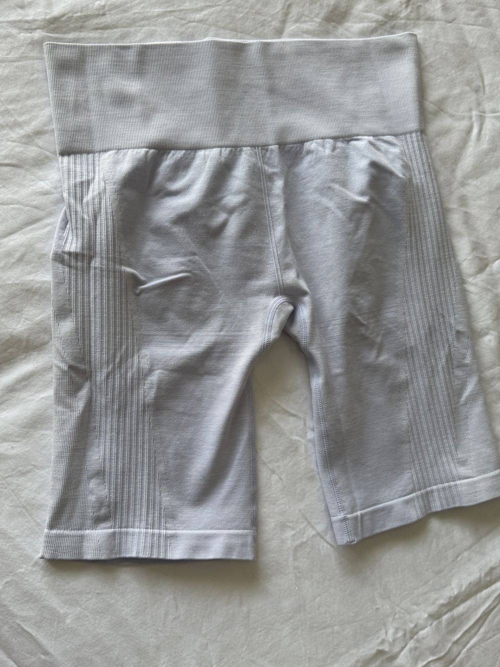 Ryka Light Lavender Ribbed Active Shorts